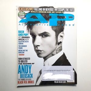AP Magazine Andy Biersack of Black Veil Brides